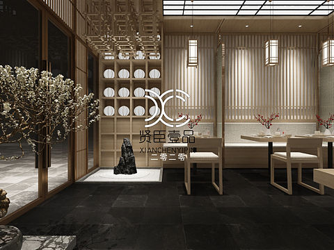 “贤臣壹品”日式料理店设计（个人主页-ZNDQ0MDMwNzY=） - 家装设计 - 站酷设计师贤臣壹品原创素材 - 站酷ZCOOL