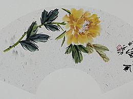 国色天香画牡丹