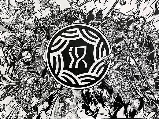 中西方古典黑白装饰画创作