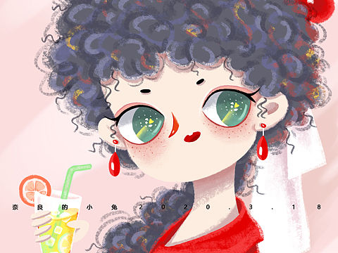 原创半身少女像8（附步骤图）