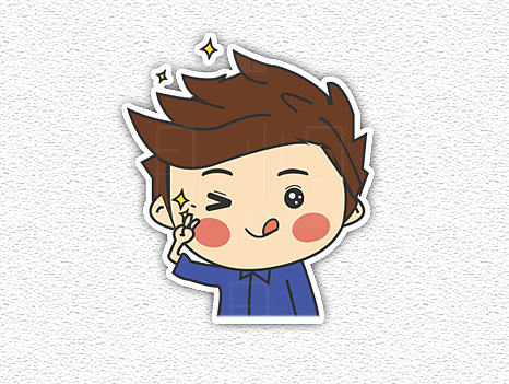 leo表情包-双眼皮小帅哥