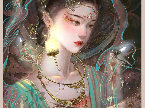 敦煌（個人主頁-ZNjA2Nzc3MTY=） - 創(chuàng)作習作 - 站酷設(shè)計師千江月水彩手繪原創(chuàng)素材 - 站酷ZCOOL