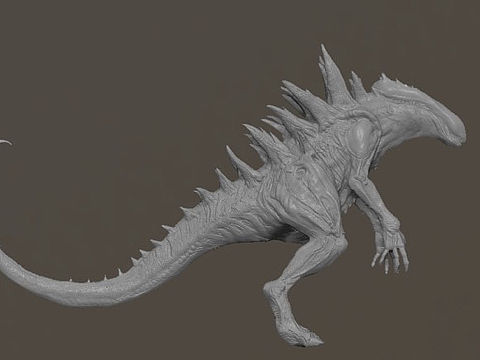 異形X哥斯拉設(shè)計（個人主頁-ZMzczOTQ0NjQ=） - 手辦/模玩 - 站酷設(shè)計師0Nemesis原創(chuàng)素材 - 站酷ZCOOL