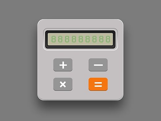 计算器*拟真图标*（个人主页-ZMTMyNTAxNTY=） - 图标 - 站酷设计师猫咪爱上鱼原创素材 - 站酷ZCOOL
