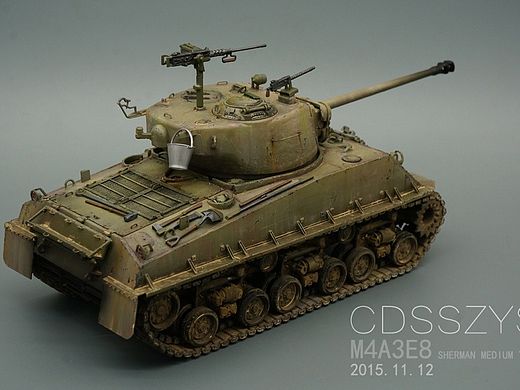 美军二战m4系类中型坦克 M4A3E8型