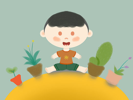 植物小男孩