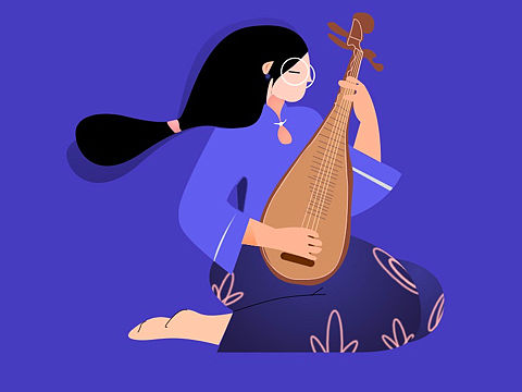 插画啦