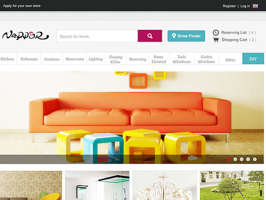 GUI-网页设计  O2O电子商务网站