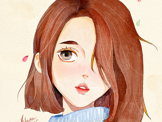 PS水彩哇~