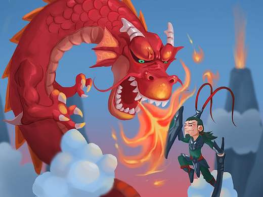 勇者逗恶龙（个人主页-ZMTg3NDA3MDA=） - 创作习作 - 站酷设计师ZzZ_1993原创素材 - 站酷ZCOOL