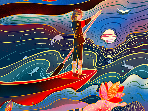 红色文化系列插画