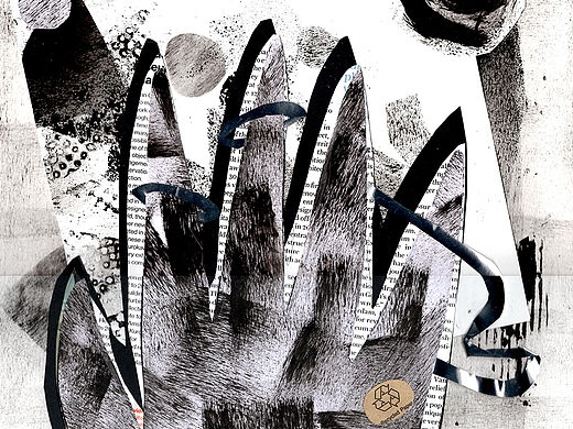 texture collageillustration 拼贴插画