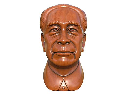 头像雕刻作品
