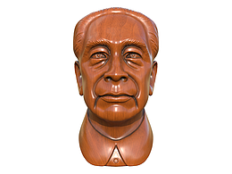 头像雕刻作品