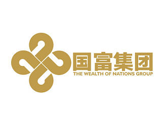 国富集团投资公司logo标志设计