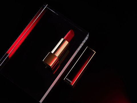 香奈儿837口红拍摄.