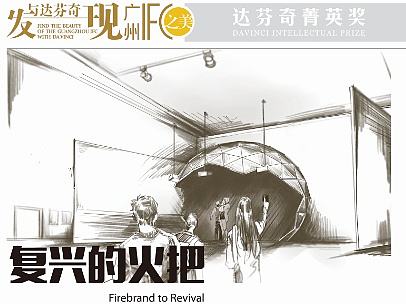 【复兴的火把】空间互动投影装置