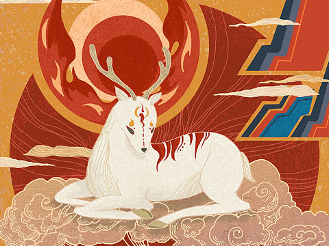 板绘插画 l 昼