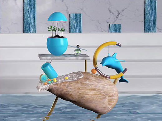 C4d毕业作品-让美赞美生命