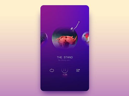 音乐播放界面-概念