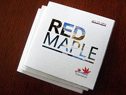 加拿大 冰川水 折页 画册