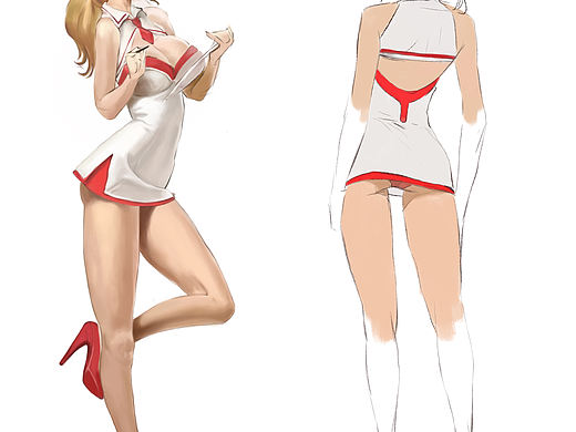 厚涂人体练习（个人主页-ZMzE5MzAyNTI=） - 概念设定 - 站酷设计师奔跑的黄焖鸡原创素材 - 站酷ZCOOL