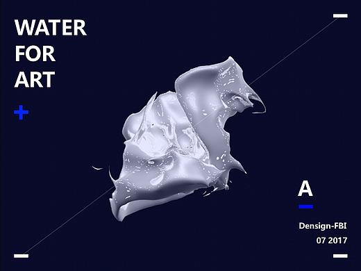 Alphabet art of water（个人主页-ZMjI5MzUwMTY=） - 海报 - 站酷设计师Design_FBI原创素材 - 站酷ZCOOL