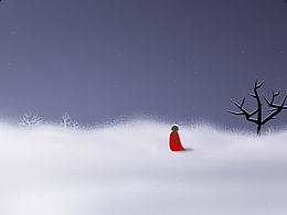 一個(gè)紅斗篷姑娘的二十四節(jié)氣-閃屏圖（原創(chuàng)）