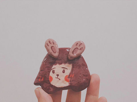 石塑粘土diy
