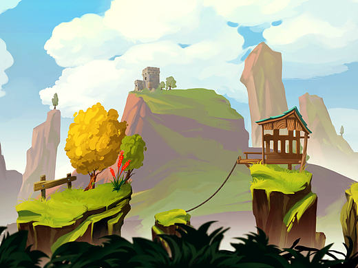 Q版场景