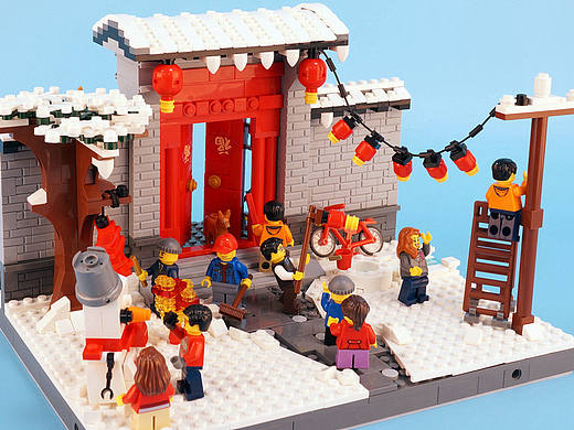 【GS的MOC】中国风-追忆过年小场景