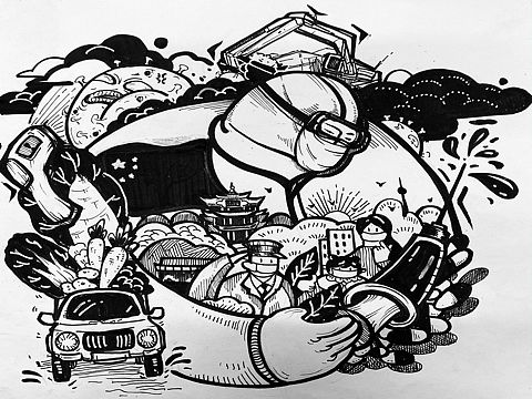 黑白装饰画第二弹