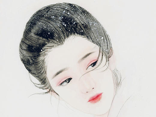 水彩古风画