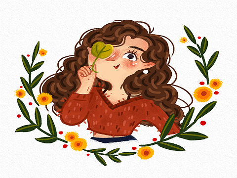 花季少女（个人主页-ZNDI2MDUxOTY=） - 创作习作 - 站酷设计师孙幺幺原创素材 - 站酷ZCOOL