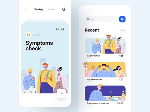 灵感I 矢量插画风UI设计✨