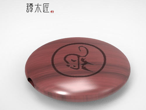 挂饰 简单的十二生肖挂坠 鼠和牛和兔简单阐释