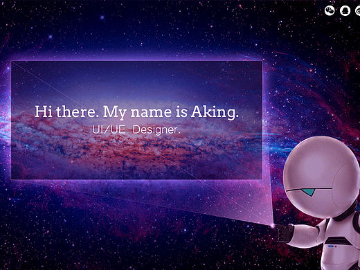 科幻风格网页界面设计（个人主页-ZMTYyMzcyODg=） - 个人网站 - 站酷设计师小口一点_JinG原创素材 - 站酷ZCOOL