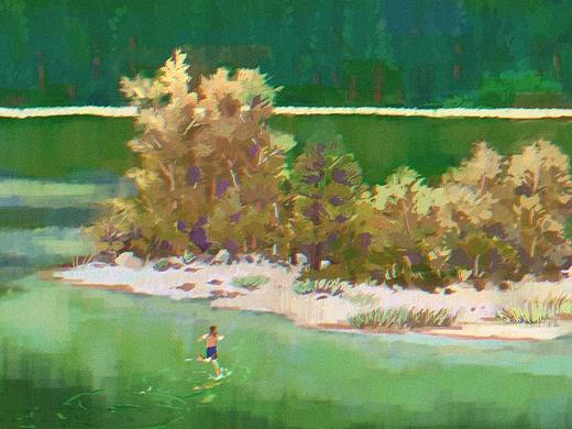 踏水（个人主页-ZNTkxMTE1NjQ=） - 绘本 - 站酷设计师爆沸原创素材 - 站酷ZCOOL