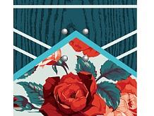 复古滑板板面设计