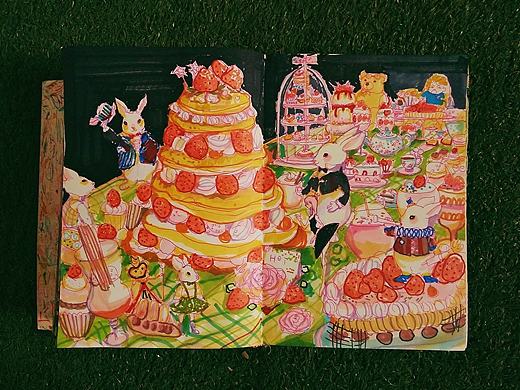 兔子🐰熊猫蜜蜂小熊🐻蛋糕（个人主页-ZNDY0OTYxMjQ=） - 儿童插画 - 站酷设计师你单身原创素材 - 站酷ZCOOL