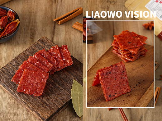食品拍摄 | 电商摄影 x 猪肉脯 x LIAOWO VISION 