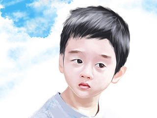 临摹野孩子涂鸦的作品