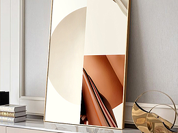 裝飾畫詳情-組合形塊