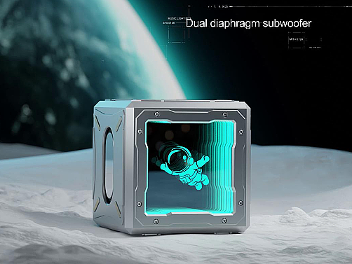 悦光宝盒·深渊无线音箱 ID设计-视频