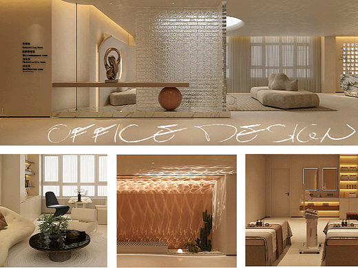 1800㎡美容院设计鉴赏