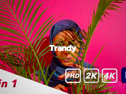 PR模板|分屏画面模特演绎花絮展示摄影公司宣传动画