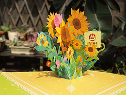 《金葵花开》立体书 || 设计于2021年