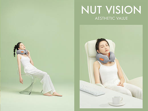 野与家按摩枕头｜生活类电器｜坚果视觉工厂