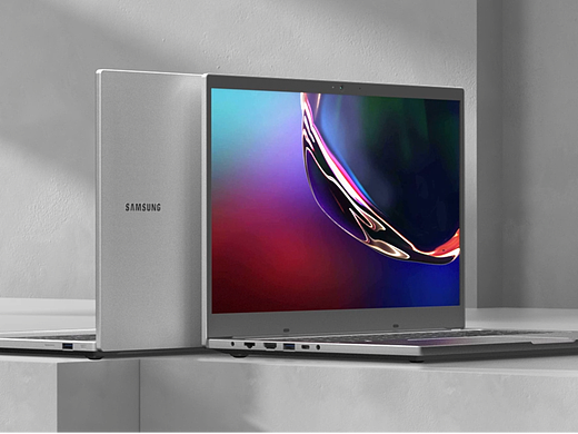 三星笔记本广告临摹