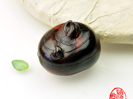顽木作品《紫檀荸荠》